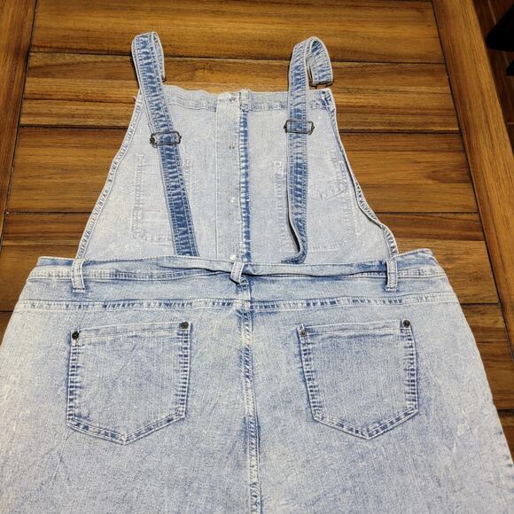 Highway Jeans Denim Ladies Overalls w/ Full Button Front - Size 22 - Picture 4 of 6